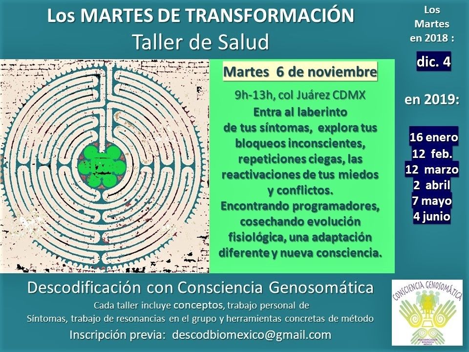 ¿Porque un martes de transformación? La inercia no es vida. El movimiento en consciencia nos hace evolucionar.