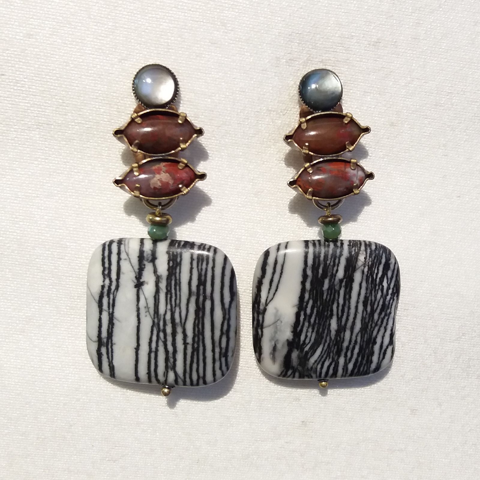 Boucles d'oreilles clips bijoux de créateur Paris