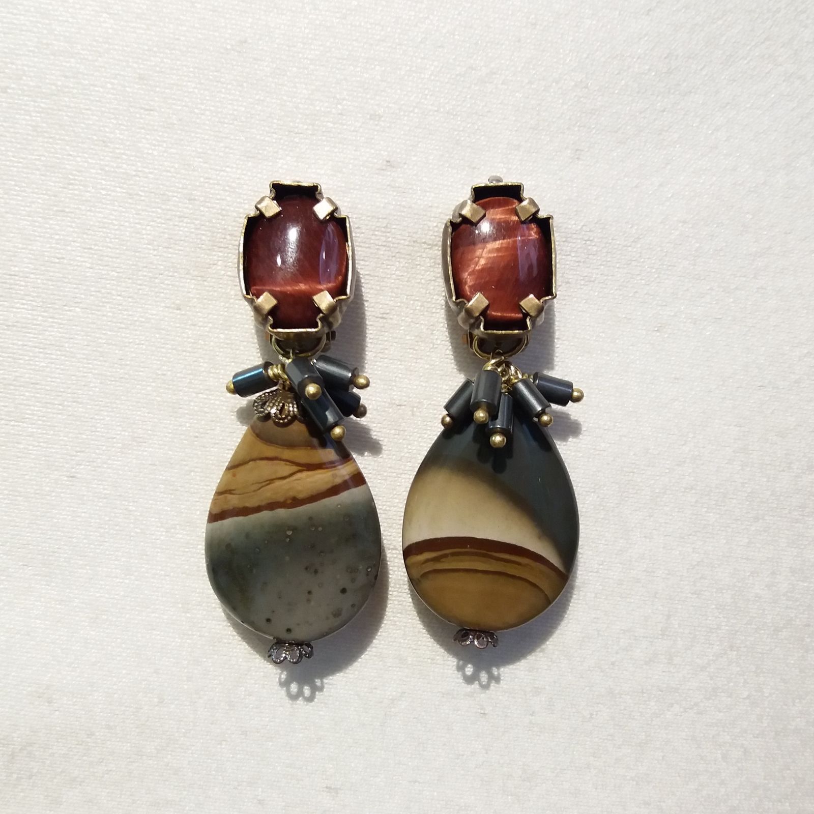 Boucles d'oreilles clips bijoux de créateur Paris