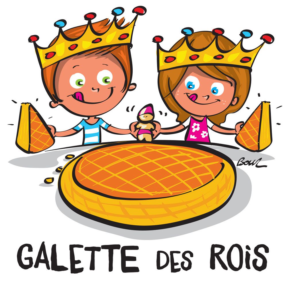 Résultat de recherche d'images pour "galette des rois clipart"