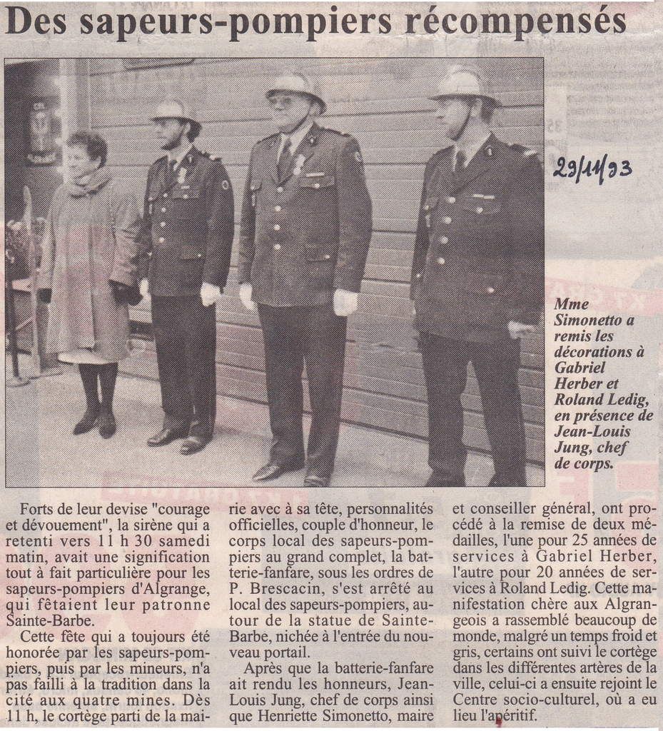 Républicain Lorrain du 29 novembre 1993