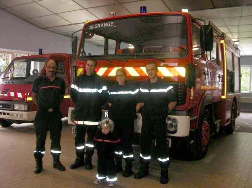 Sapeur-pompier à tout âge à Algrange
