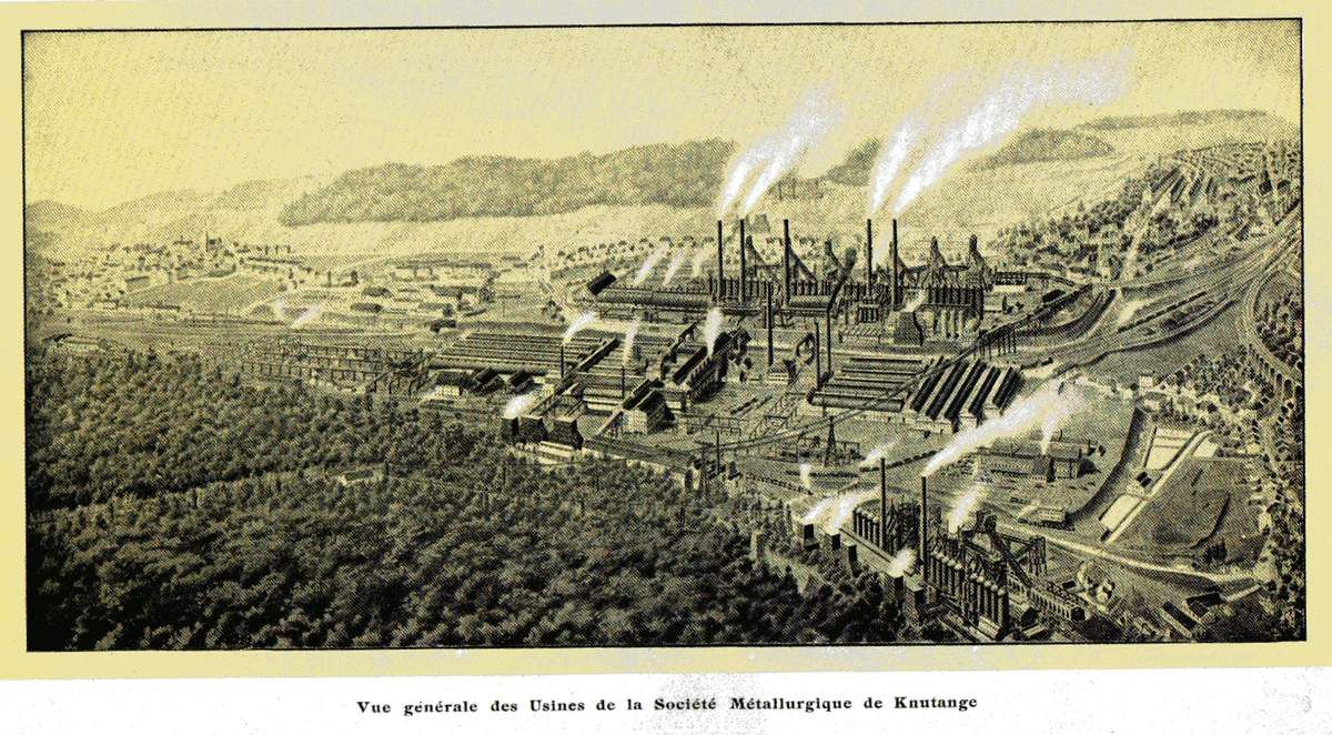 Algrange: Démantèlement du site de l'usine du haut à Algrange entre 1980 et 1988: LA PAIX (ex S.M.K.)