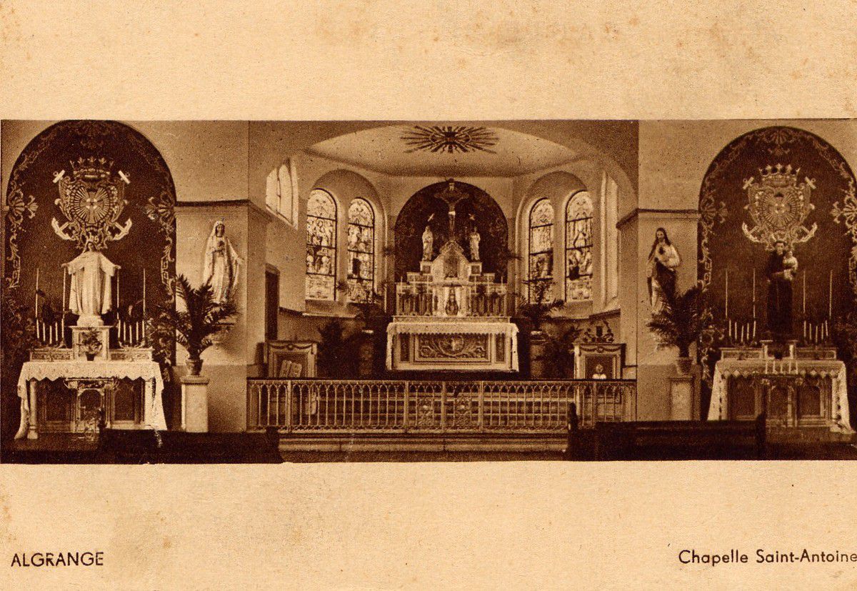 La chapelle Saint Antoine de Padoue à Algrange