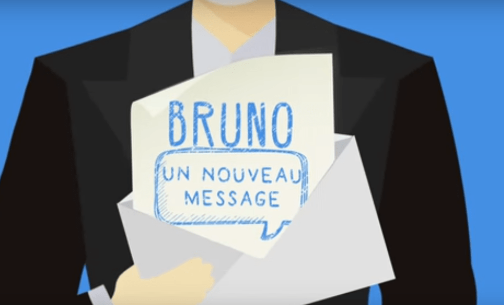 Comment rencontrer Bruno un nouveau message ?