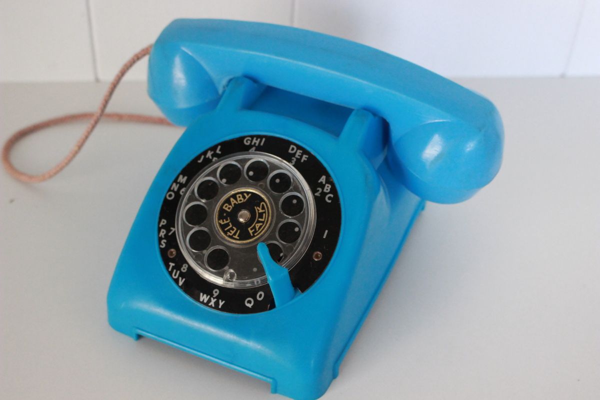 Téléphone Jouet TeleFalk Années 70 - Vintage 