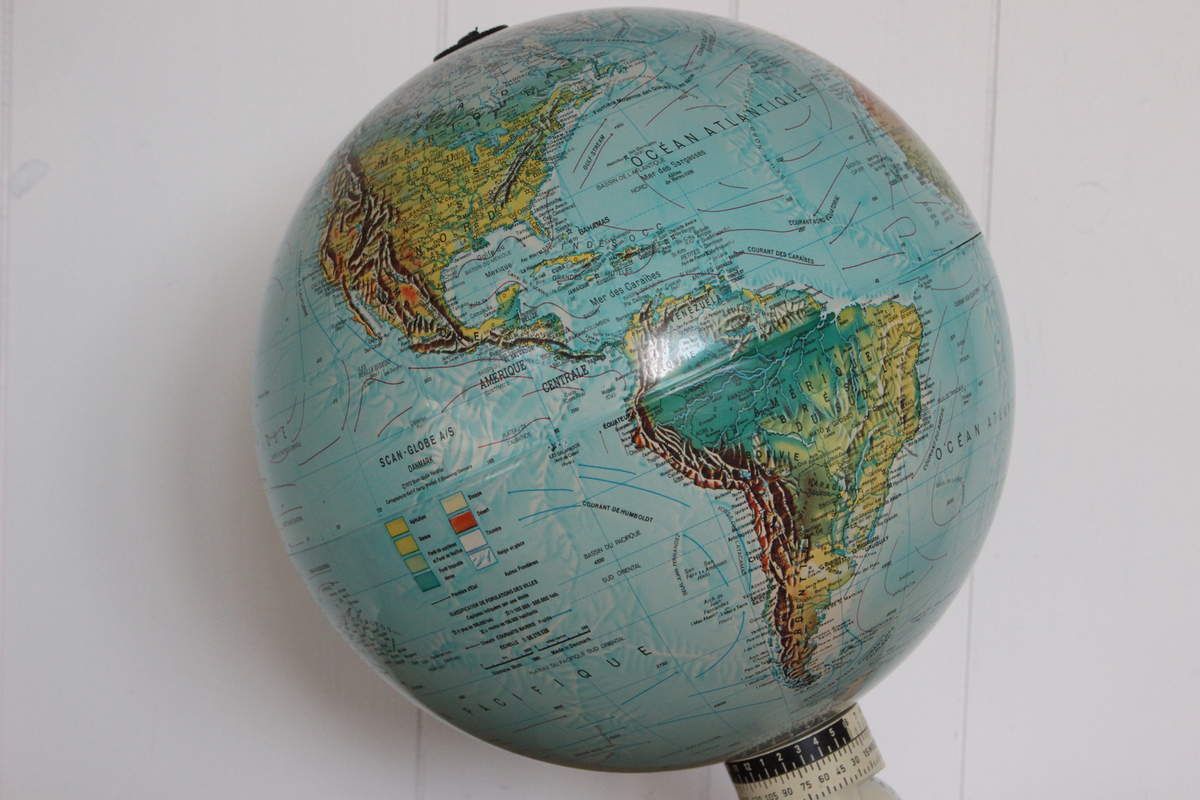 Gros globe Scan Globe made in Denmark 1972
