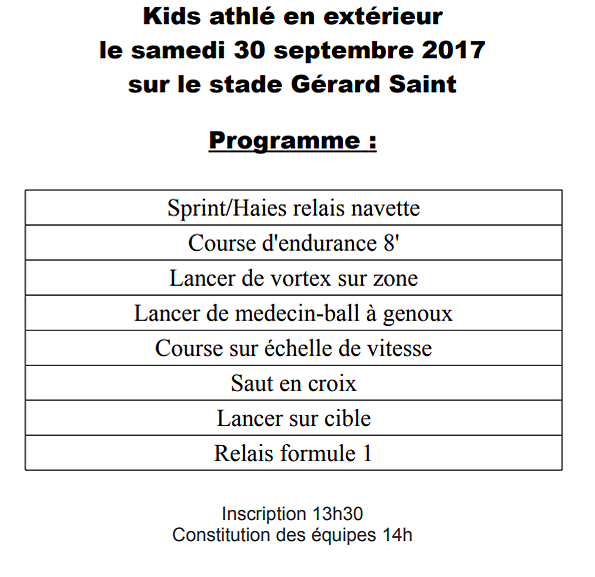 Kids et Triathlon à Argentan - samedi 30 septembre