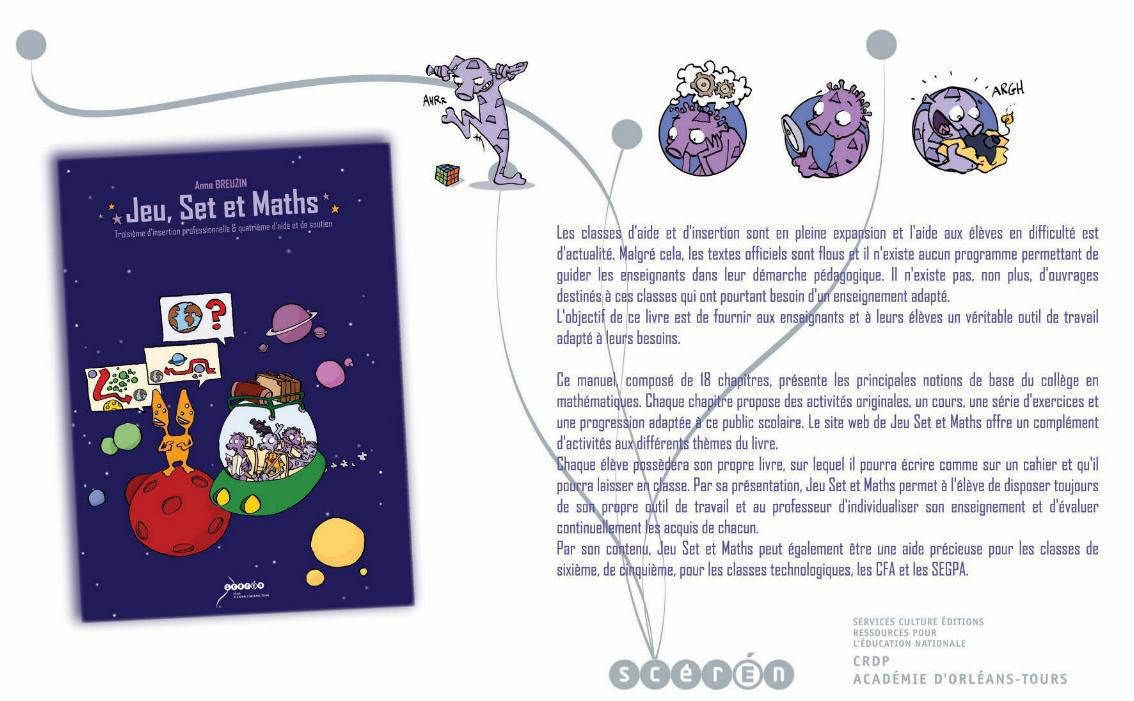 Mon livre Jeu Set et Maths - Jeu Set et Maths