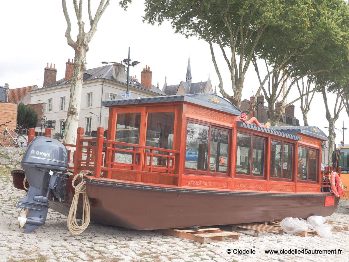 Le bateau offert par Yangzhou (Chine) à la ville d'Orléans sera mis à l'eau le 14 septembre à 14 heures