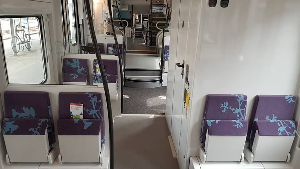 TRAIN VÉLO LOIRE 2018 : De nouveaux trains Region2N doté de l'option "Jumbo Vélo" remplacent d les trains Corail