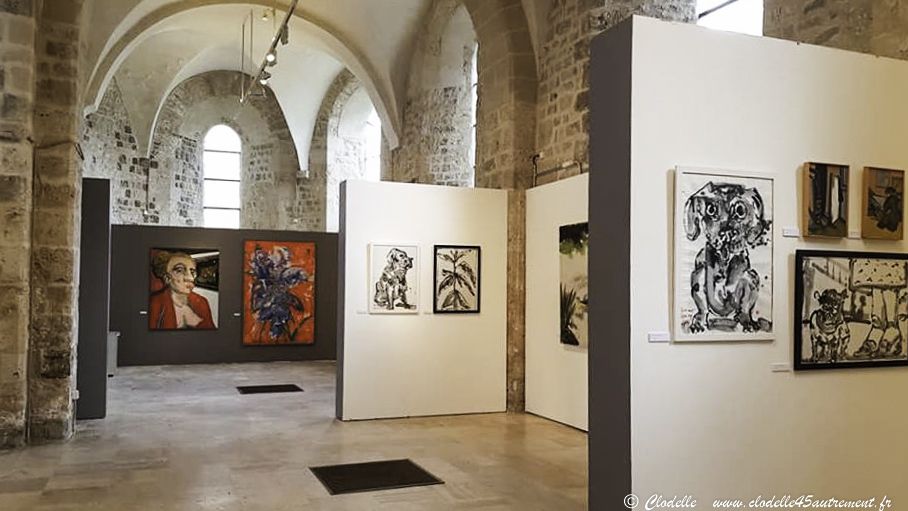 CHARLOTTE DE MAUPEOU : Émotions colorées et respectueuse insolence à la Collégiale St Pierre le Puellier d' Orléans