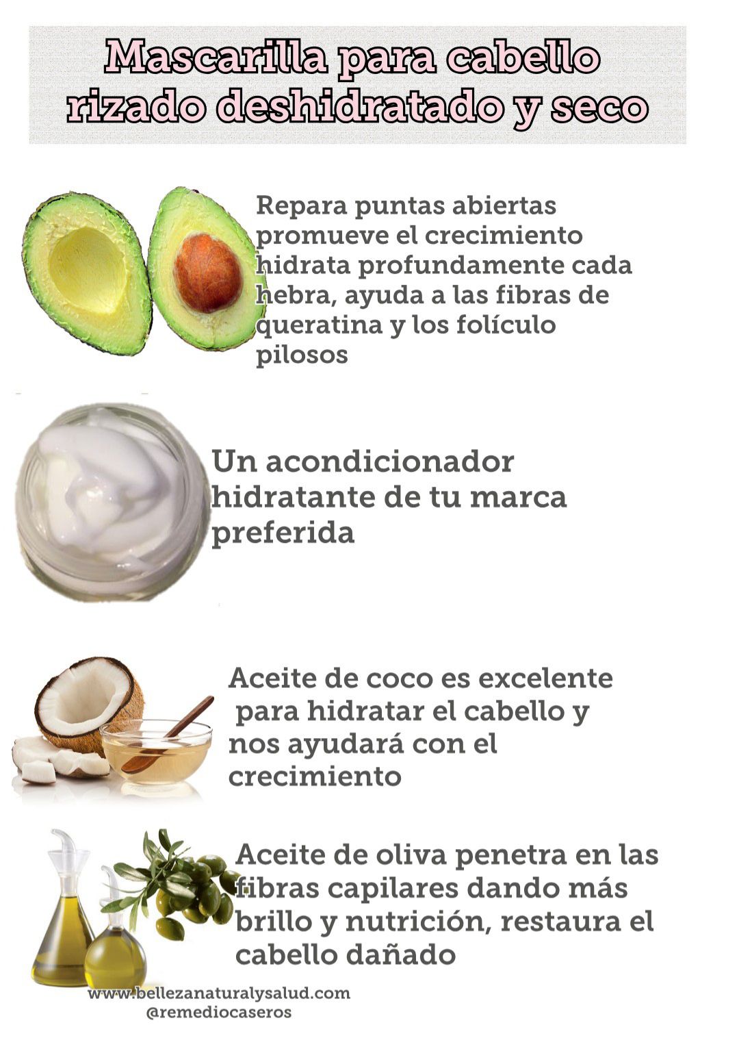 Mascarilla hidratante y nutritiva para cabello rizado - Salud Y Belleza  Natural