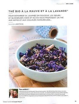 JEU-CONCOURS / Retrouvez-nous dans le magazine SIMPLE THINGS n°5 décembre-janvier {avec notre thé bio à la mauve et à la lavande}