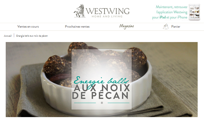 Retrouvez notre recette et bien d'autres sur le site de vente en ligne Westwing