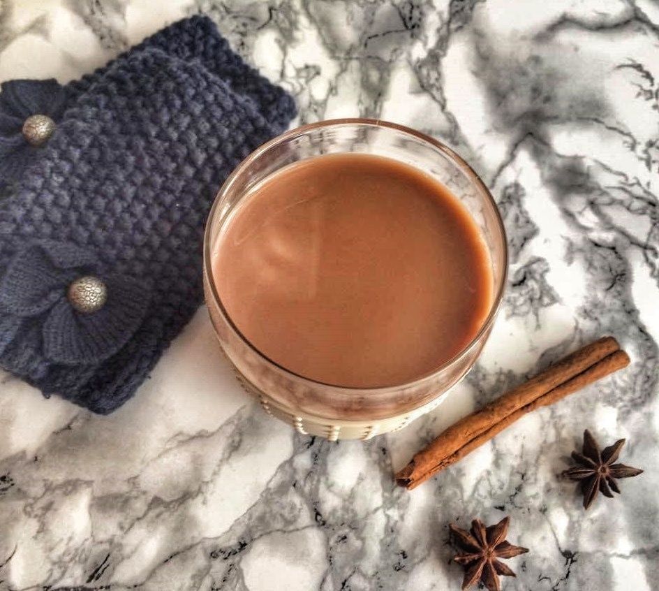 Chaï latte au chocolat