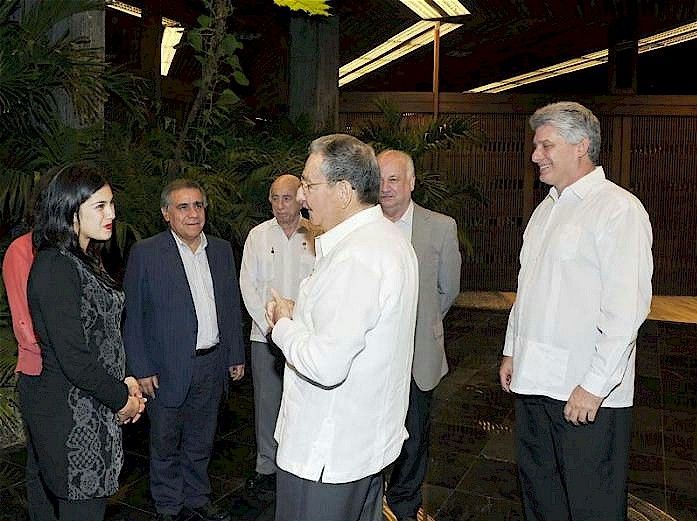 Raul s’entretient avec le président du Parti communiste chilien