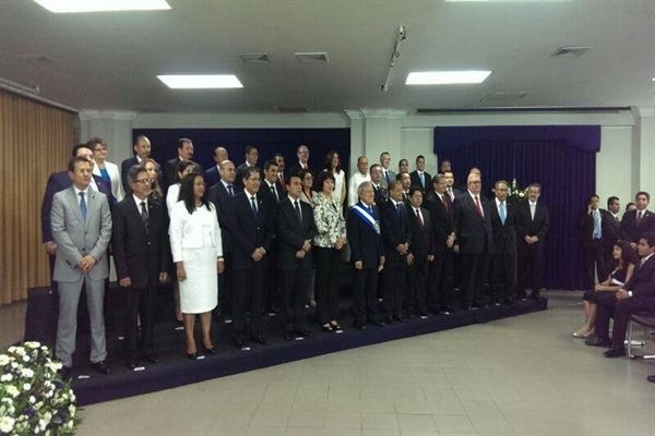 Prise de fonction de Sánchez Cerén comme Président du Salvador