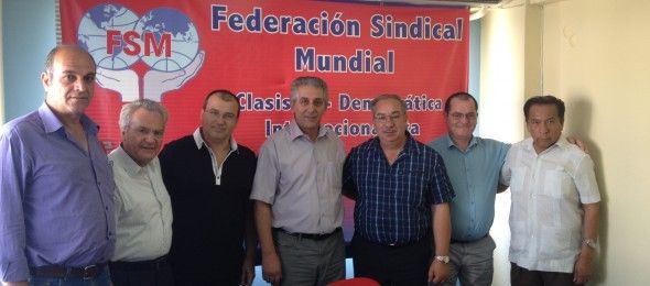 Une Délégation de la FNIC-CGT française visite le Bureau central de la FSM