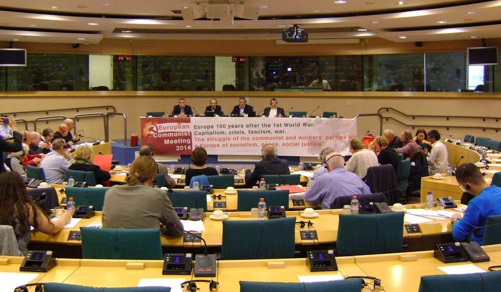 Réunion européenne communiste 2014 : Pour un mouvement communiste européen fort, contre les unions impérialistes, pour le renversement du capitalisme.