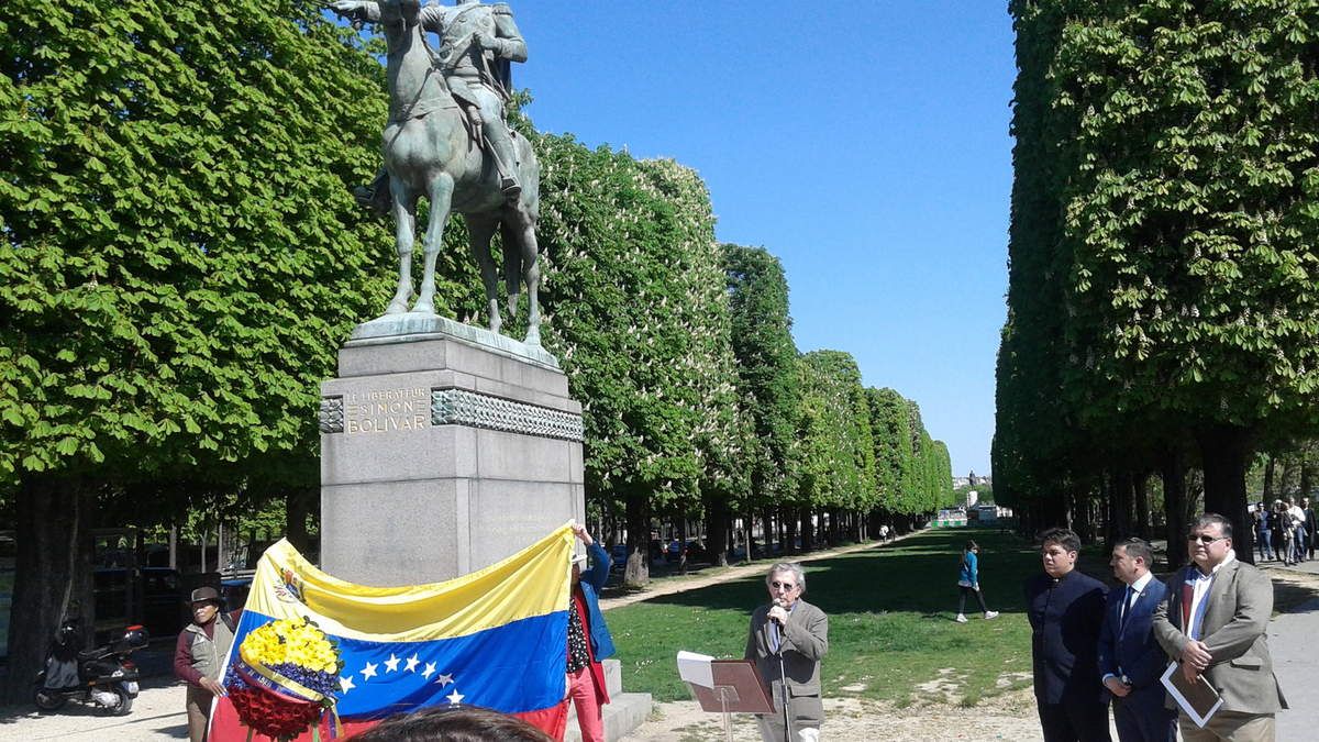 commémoration à Paris des 205 ans de la déclaration de l’Independence du Venezuela