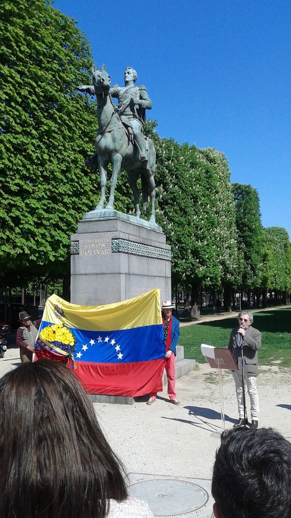 commémoration à Paris des 205 ans de la déclaration de l’Independence du Venezuela