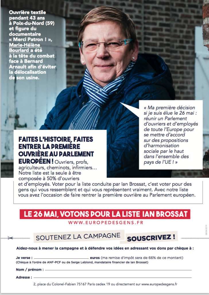 Ian Brossat. Pour l’Europe des gens contre l’Europe de l'argent