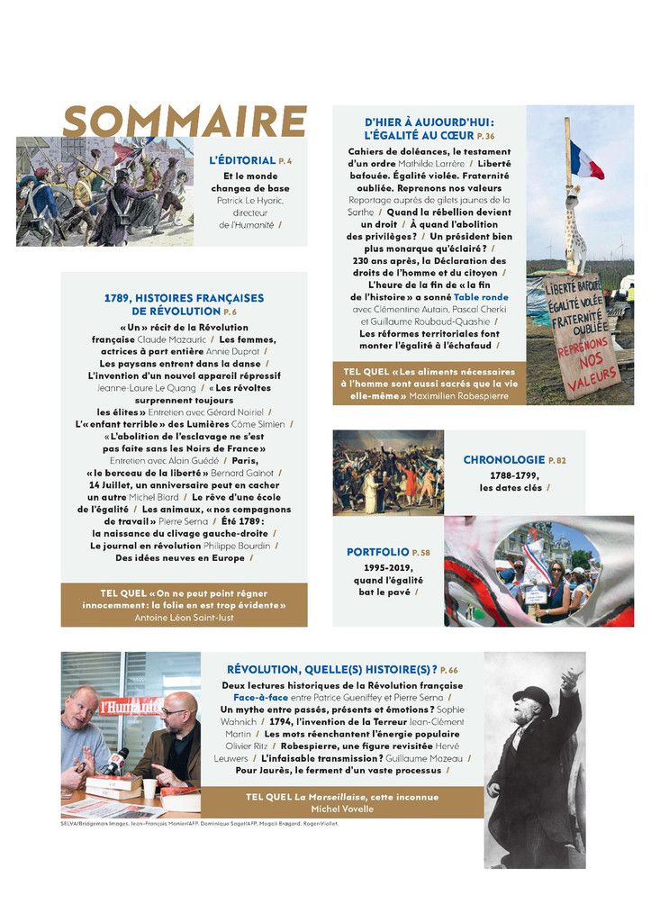 1789-2019 L'égalité, une passion française