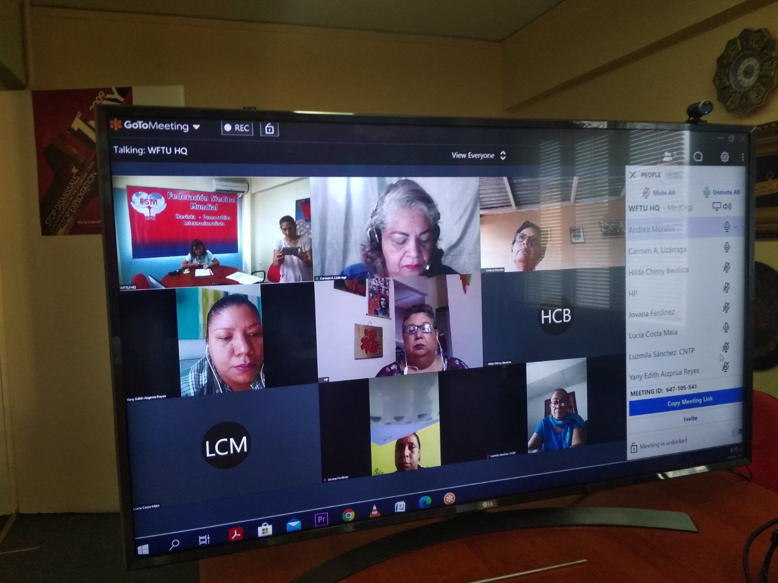 Séminaire Web de la FSM pour l’Amérique centrale et les Caraïbes sur le thème: «Égalité des genres et droits des femmes travailleuses»