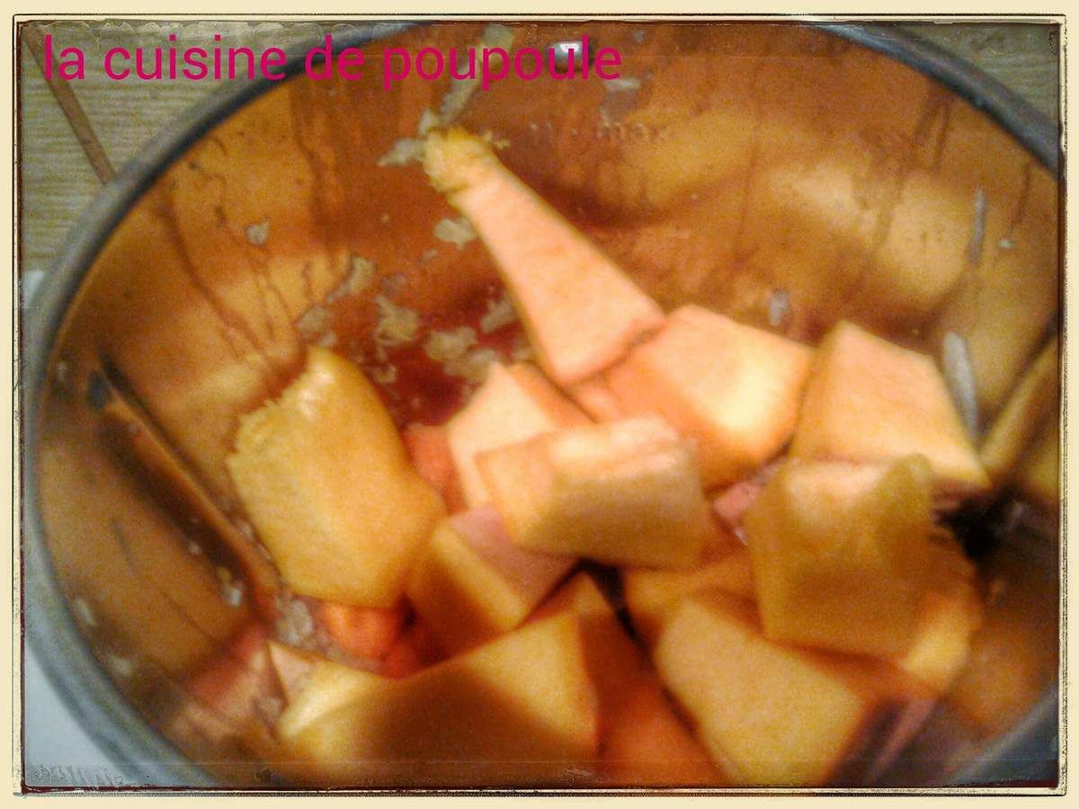 Velouté de potiron carottes à la vache qui rit au thermomix - La