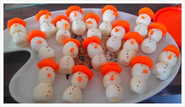 Bonhomme De Neige Pour L Apero La Cuisine De Poupoule