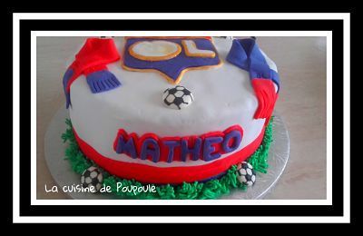 Tuto Gateau Olympique Lyonnais Gateau A La Vanille Et Ganache Chocolat Au Thermomix Ou Sans La Cuisine De Poupoule