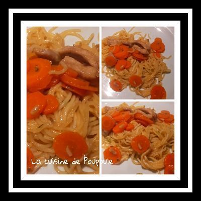 Escalope De Porc Marine Korean Ramen Nouille Chinoise Et Saute