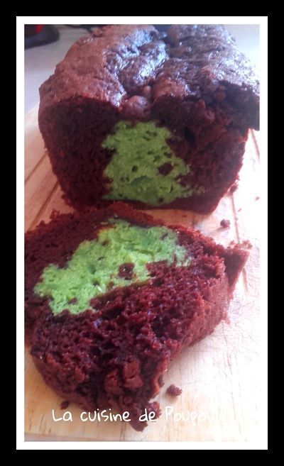 Cake Surprise Sapin Chocolat Pistache Au Thermomix Ou Sans La Cuisine De Poupoule
