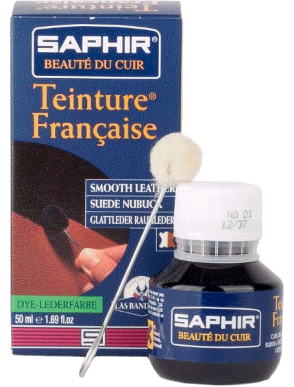 Saphir teinture française pour cuir, daim, nubuck (Flacon) - Cordonnerie -  Clés (Fort Jaco)