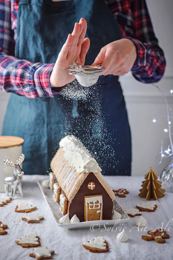 Recette gâteau de Noël forêt enneigée - Marie Claire