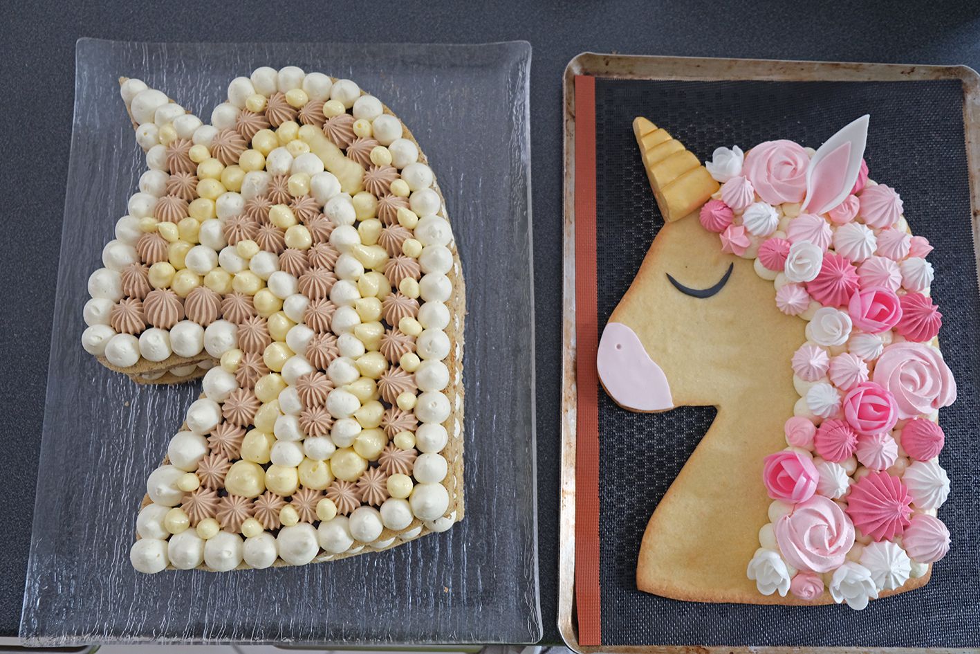 Gâteau licorne façon numbercake - Amuses bouche
