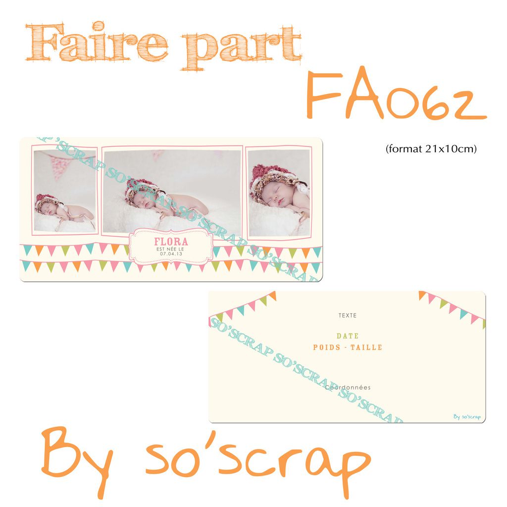 Naissance : Livre photos, faire-part - Studio-Scrap