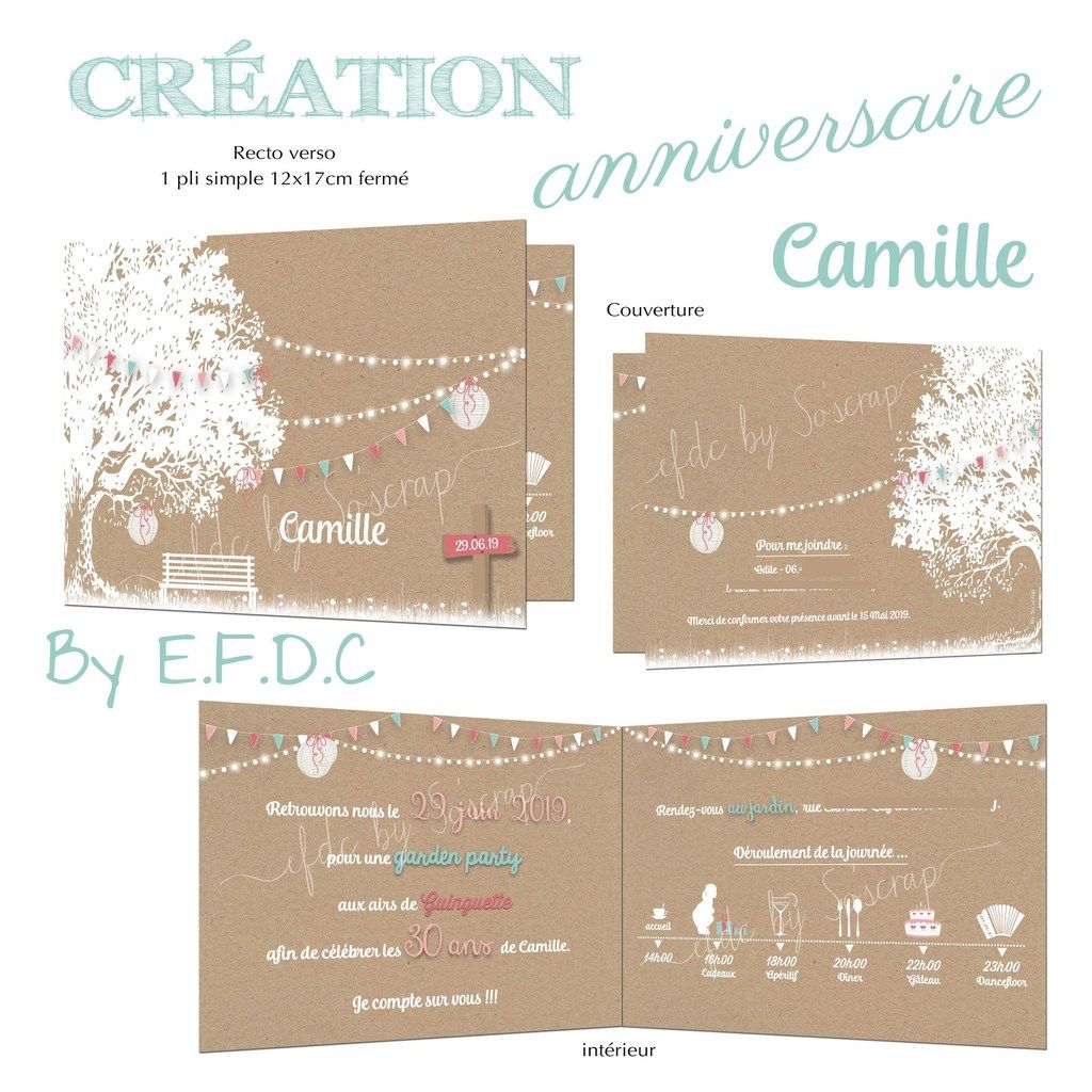 La Carte Anniversaire Des 30 Ans De Camille Champetre Guinguette Le Blog Efdc By So Scrap La Carte Anniversaire Des 30 Ans De Camille Champetre Guinguette Le Blog Efdc By So Scrap