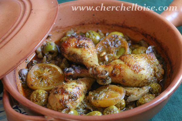 tadjine zitoun poulet aux olives