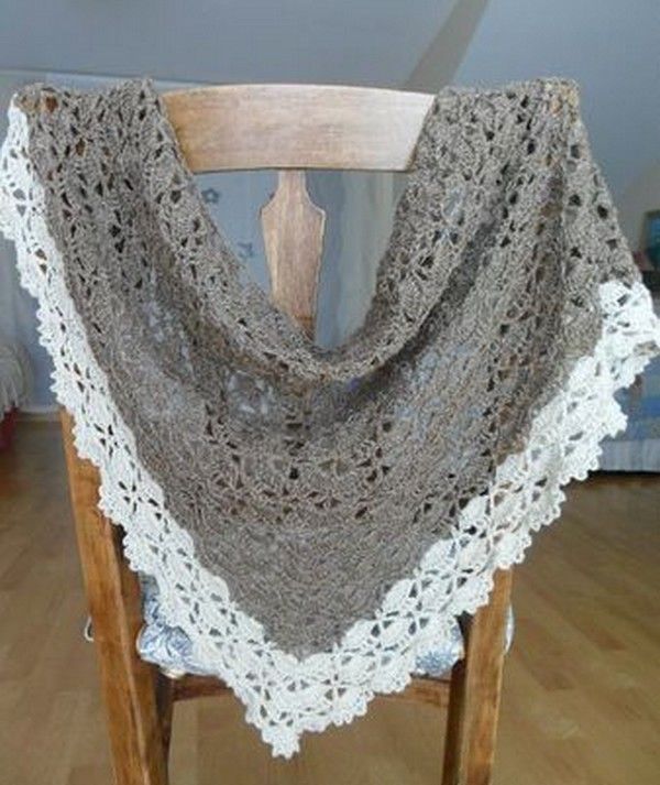Tuto du châle South Bay Shawlette , avec sa grille gratuite et des explications en Français !