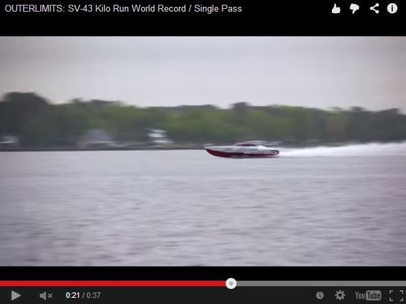 Vidéo - 290 km/h sur l'eau, record de vitesse battu !