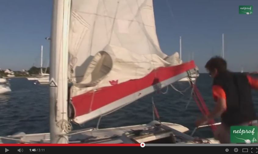 VIDEO cours de voile - prendre un ris - ActuNautique.com