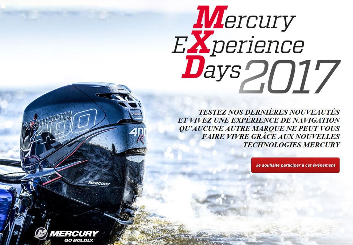 Mercury Experience Days 2017 - tester les technologies Mercury, au plus près de chez soi !