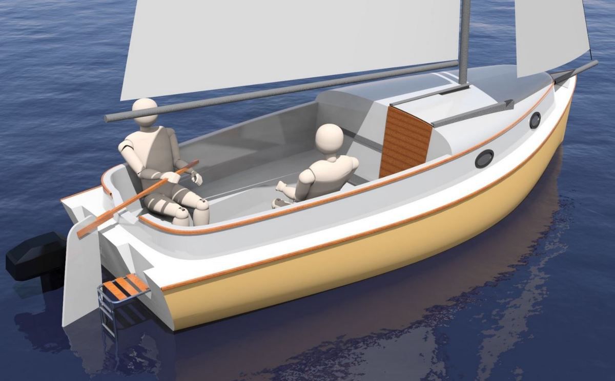 Skellig 5, le petit voilier transportable, pour la croisière familiale ! -  ActuNautique.com