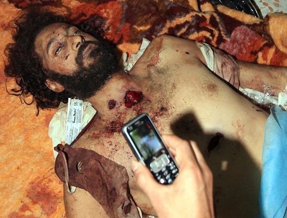 dar dar, bit bit, zenga zenga by Mouamar Khadafi (images de la mort de  Khadafi) - Algérie (Okbob.net)