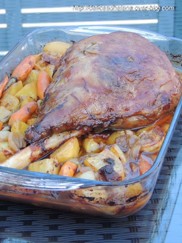 GIGOT D'AGNEAU DE 7H - Les délices d'Hélène