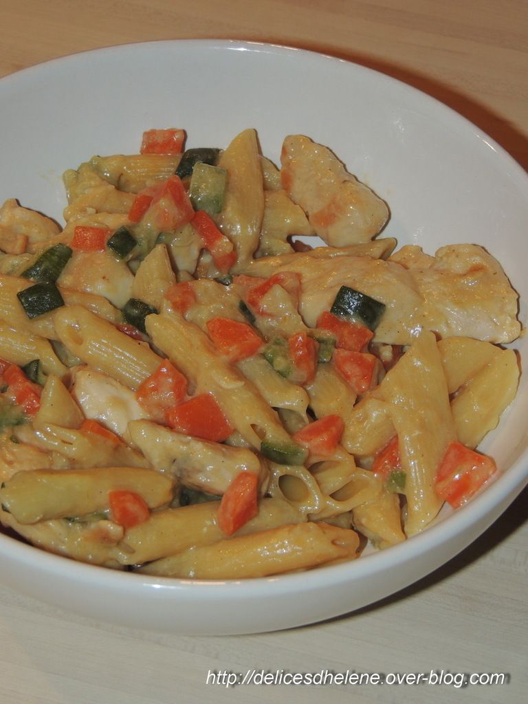 PENNE, POULET ET LEGUMES FACON RISOTTO (WW) - Les délices d&amp;#39;Hélène