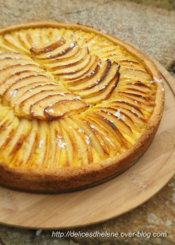 TARTE AUX POMMES NORMANDE Les délices d