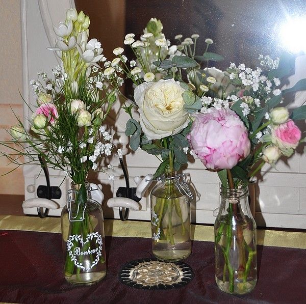 Margaux et ses fleurs.... Fête des mères